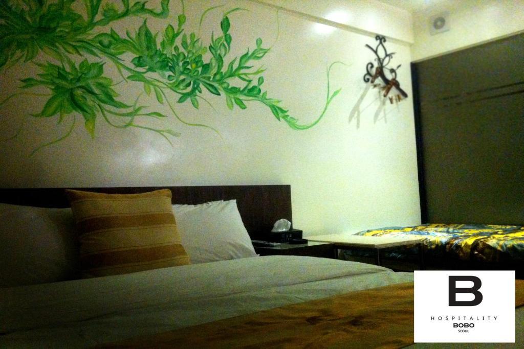 Bobo Hotel Hongdae Seoul Rum bild